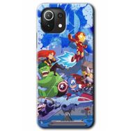 Gramaphone Xiaomi Mi 11 Lite Kılıf HD Desen Baskılı Arka Kapak - Avengers Cartoon Kılıf