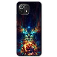 Gramaphone Xiaomi Mi 11 Lite Kılıf HD Desen Baskılı Arka Kapak - Ballı Baykuş Kılıf