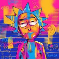Grande Baby 40x50 cm Renkli Rick Sayılarla Boyama Seti Rulo Duvar Sticker