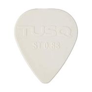 Graphtech PQP-0088-W6 Tusq Pick 0.88 mm White 6 Pack Bright Tone Pena