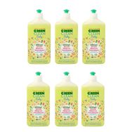 Green Clean Baby Organik Portakal Yağlı Bitkisel 6x500 ml Emzik Biberon Temizleyici