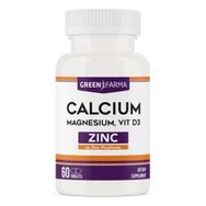 Green Farma Calcium Magnesium Vitamin D3 Zinc 60 Tablet