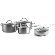 Greenpan CC005244-001/CC004782-001 Geneva 3PLY 8 Parça Çelik Tencere Seti