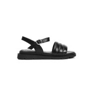 Greyder 3Y2CS50769 Siyah Hakiki Deri Kadın Sandalet