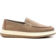 Greyder 64696 Bej Erkek Deri Baskılı Lastikli Comfort Casual Ayakkabı