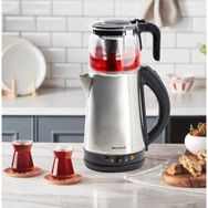 Gri Çay Makinesi ST-5555C, 1800W, Şık ve Kullanışlı Ev ve Ofis Tasarımı - Antrasit