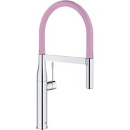 Grohe 124976 Pembe Essence New Tek Kumandalı Eviye Bataryası