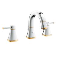 Grohe 20417IG0 Grandera S Boyut Krom Altın 3 Delikli Lavabo Bataryası