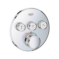 Grohe 29121000 Smart Control Üç Yollu Yön Değiştiricili Ankastre Termostatik Duş Bataryası