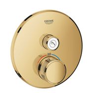 Grohe 29123000 Grohtherm Smartcontrol Tek Valfli Akış Kontrollü, Ankastre Termostatik Duş Bataryası