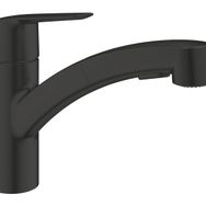 Grohe 303072431 Mat Siyah Start Spiralli Eviye Bataryası