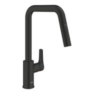 Grohe 306192430 Eurosmart Mat Siyah Eviye Bataryası