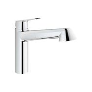 Grohe 32257002 2 Fonksiyonlu Eurodisc Krom Spiralli Eviye Bataryası