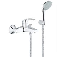 Grohe 33302002 Eurosmart Krom Banyo Bataryası ve El Duşu Seti