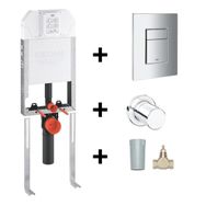 Grohe 8 cm Duvariçi İnce Gömme Rezervuar Seti