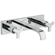 Grohe Allure 3 Delikli Duvardan Lavabo Bataryası
