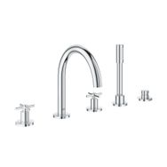 Grohe GRH19923003 Krom Atrio 5 Delikli Küvet Bataryası