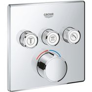 Grohe Krom 3 Çıkışlı Smartcontrol Ankastre Banyo Bataryası