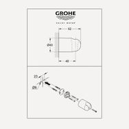 Grohe Vitalio Start 100 2 Akışlı El Duşu