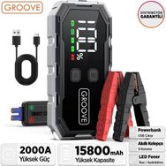 Groove F11 15800 MAH 2000A Taşınabilir Akü Takviye Cihazı
