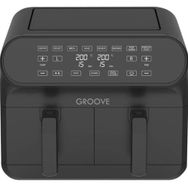 Groove Max Plus XXL 8 lt Çift Hazneli 1800W Siyah Airfryer
