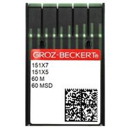 Groz Beckert 151X7/151X5/60 M/60 MSD 110/5 100 Adet İ226Y-1 Merrow İğne