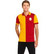 GS Store E212218 Sarı Kırmızı Galatasaray Match Day Polo Erkek T-shirt
