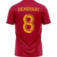 GS Store E231388 Kırmızı Galatasaray Kerem Demirbay Erkek T-shirt
