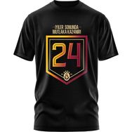 GS Store E241367 Siyah Galatasaray 24 Şampiyonluk Erkek T-shirt