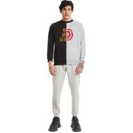 GS Store Y232023 Galatasaray Siyah Gri Melanj Erkek Sweatshirt