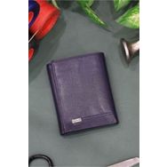 GUARD 73/C24.028 Lacivert Dikey Deri Erkek Cüzdanı