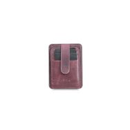 Guard Dikey Crazy Bordo Deri Kartlık