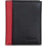 Guard GRD2403XW22505 Siyah Kırmızı Mini Deri Erkek Cüzdan