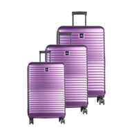 Guard GRD2403XW22548 Mürdüm Polikarbon Kırılmaz 3'lü Seyahat Valizi Set