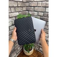 Guard Koyu Lacivert Mat Üçgen Desen Clutch Çanta