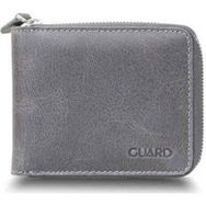 Guard P2265 Antik Gri Fermuarlı Yatay Mini Hakiki Deri Cüzdan