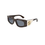 Gucci GG 1664S 003 51 Kahverengi Kare Kırçıllı Kemik Kadın Güneş Gözlüğü