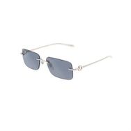 Gucci GG 1703S 003 55 Gri Metal Dikdörtgen Unisex Güneş Gözlüğü