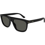 Gucci GG 1726S 001 56 Siyah Oval Kemik Unisex Güneş Gözlüğü