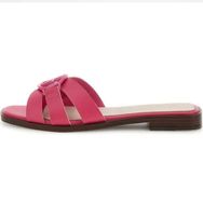 Guess FLJSYMLEA03PINK Pembe Deri Kadın Terlik