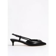 Guess FLPJESLEA05BLACK Deri Siyah Kadın Topuklu Ayakkabı
