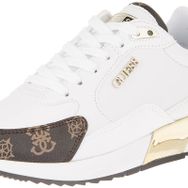 Guess Moxea Active Lady Le Beyaz Kahverengi Ochra Kadın Jimnastik Ayakkabısı