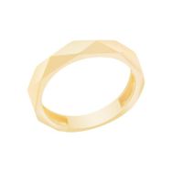 Gülaylar Diamond Line Sarı Altın 14 Ayar Trend Taşsız Yüzük