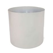 Güleç Yapay Çiçek 25*25*25 Beyaz Metal Saksı