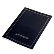 Gülpaş 21X30 Gelir 40 Yaprak Plastik Kapaklı Gider İşletme Defteri