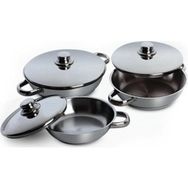 Gülsan OML102 6 Parça Çelik Kapaklı Omlet Seti