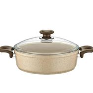 Gülsan Safran Granit 28 cm Basık Tencere
