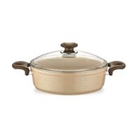 Gülsan SFRKY030 Safran 30 cm Granit Basık Pilav Ve Karnıyarık Tenceresi