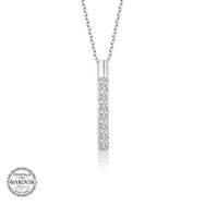 Gümüş Hane Swarovski Taşlı Gümüş Yeditaş Kadın Kolye