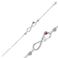 Gumush BR0460136 Taşlı Gümüş Bileklik
